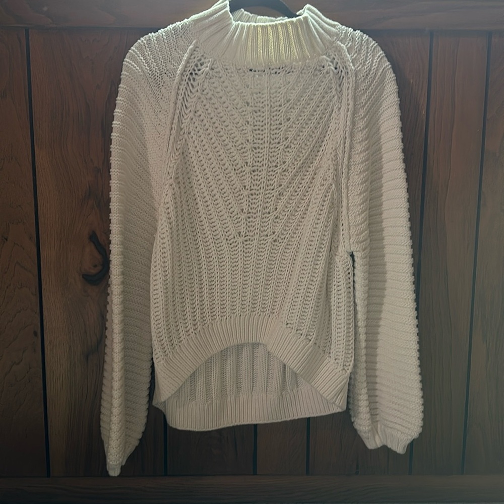 Free People Balloon Arm Sweater